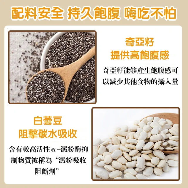 仙姿果白芸豆奇亞籽豆漿粉 一天一杯 美容養顏 輕卡輕脂 獨立小包裝 每天自律打卡