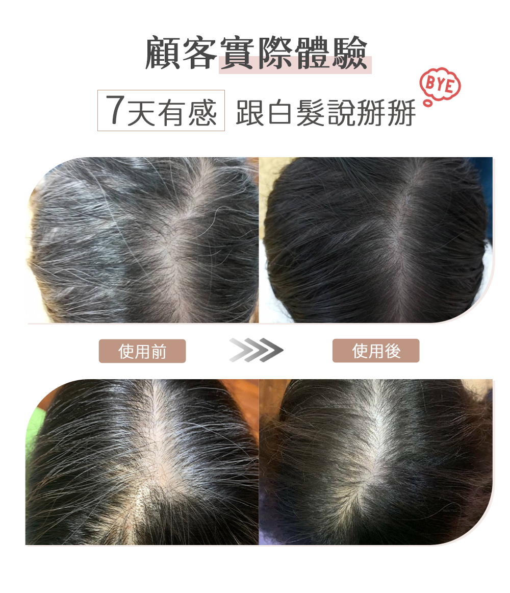 買一送一【日本熱銷】你有白髮煩惱嗎?快來試試一噴一抹就黑髮 全新第五代髪速黑 植萃護髮素噴霧+植萃護髮素 買一送一【日本熱銷】你有白髮煩惱嗎?快來試試一噴一抹就黑髮 全新第五代髪速黑 植萃護髮素噴霧+植萃護髮素